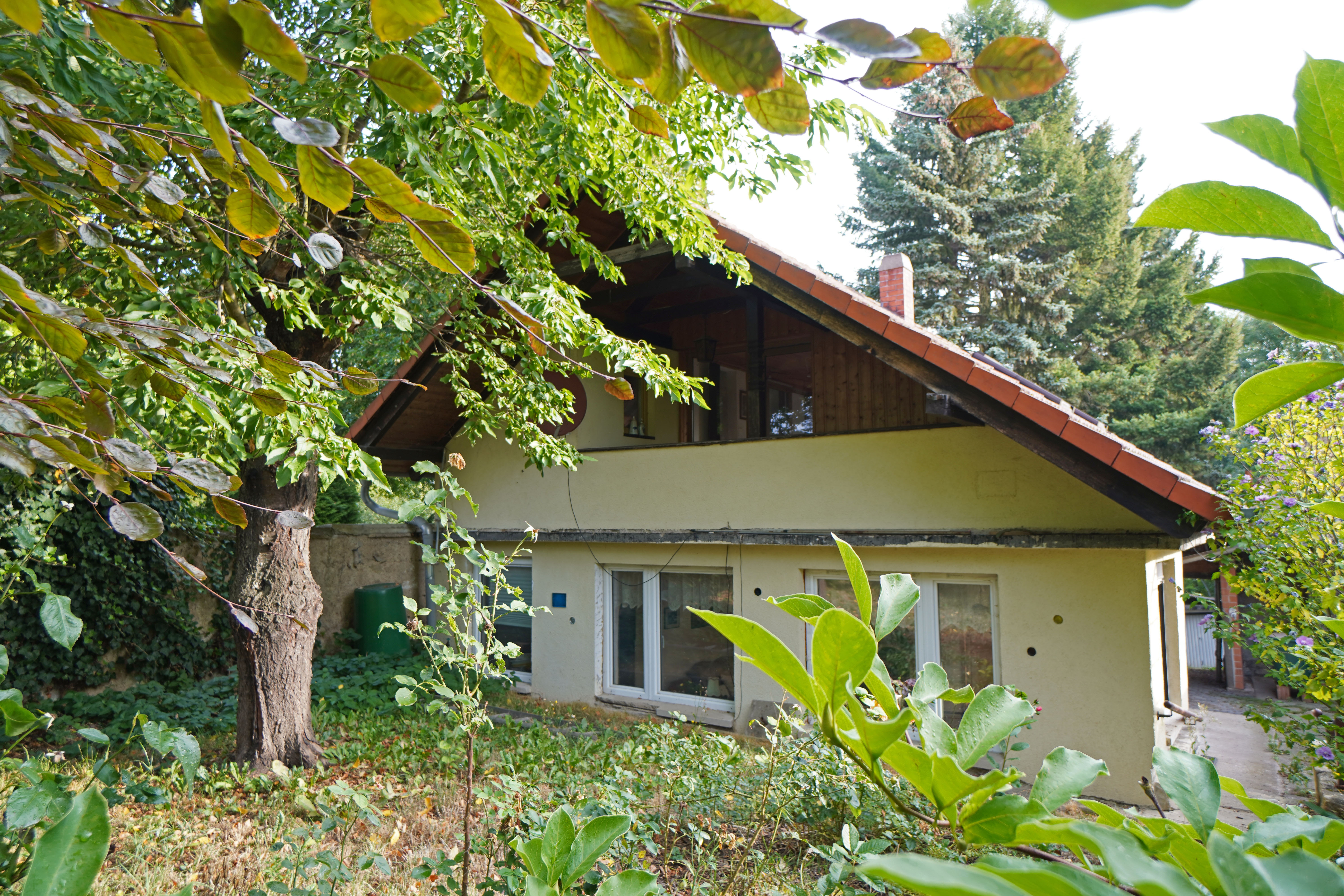 Foto - Westseite des kleineren Hauses